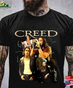 Creed Rock Band Music Tour 2Sided Shirt 3 Doors Down 2024 T-Shirt Concert Tee Fans Hoodie Unisex Classic
