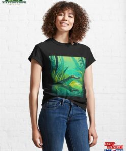 Crocodile Artwork Classic T-Shirt Hoodie Crocodile Artwork Classic T-Shirt Hoodie