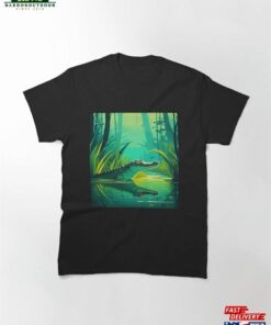 Crocodile Artwork Classic T-Shirt Hoodie