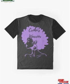 Crohns Warrior Disease Awareness Support Graphic T Shirt Sweatshirt Classic 3