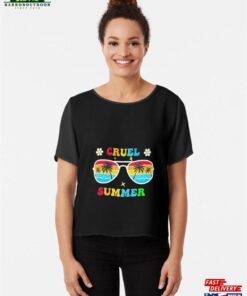 Cruel Summer Groovy Tee Funny Colorful Gifts T-Shirt Chiffon Top Hoodie