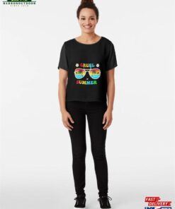 Cruel Summer Groovy Tee Funny Colorful Gifts T-Shirt Chiffon Top Hoodie