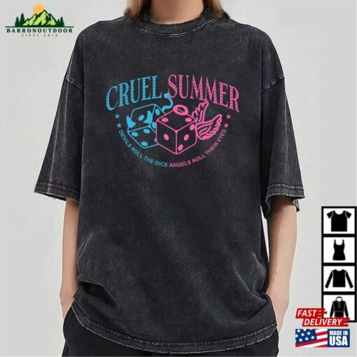 Cruel Summer Taylor Swift Mineral Wash Shirt Vintage’s Concert 2023 Unisex T-Shirt Hoodie