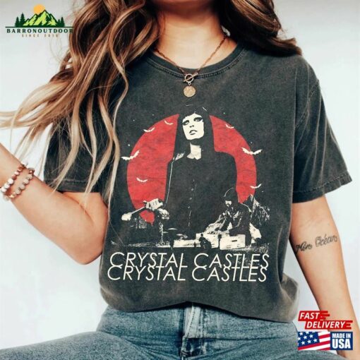 Crystal Castles Music Tour 2024 Sweatshirt Band Unisex Merch