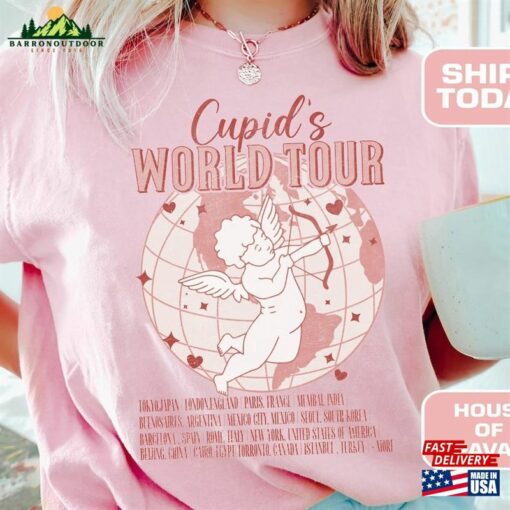 Cupid’s World Tour Love T-Shirt Cute Shirt Unisex