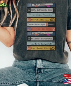 Custom 80S And 90S Cassette Tape T Shirt Personalized Vintage Band Unisex 1