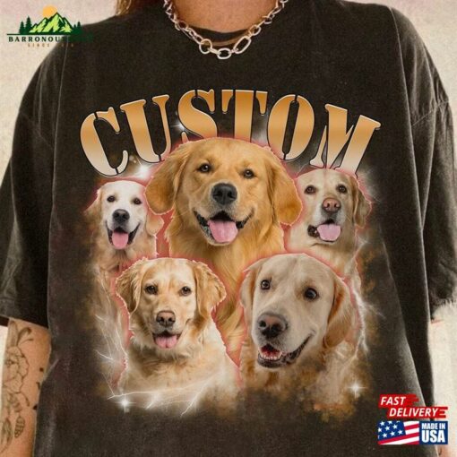 Custom Comfort Colors Dog Tshirt Retro Bootleg Shirt Pet Sweatshirt Classic