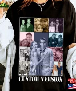 Custom Couples Personalized Photo Tshirts Eras Tour Shirt I Love My Girlfriend Hoodie Unisex 1