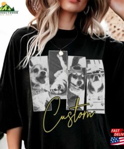 Custom Dog Shirt Personalized Gift For Pet Owner Vintage Style Customized T-Shirt Classic Hoodie