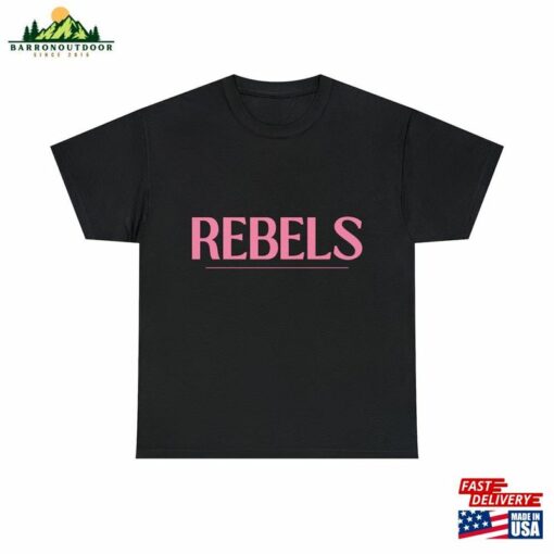 Custom Game Day Gildan Brand Rebels T-Shirt Pink Out Friday Night Lights Lots Of Color Choices Sizes Small 5Xl Plus Hoodie Sweatshirt