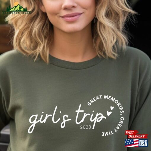 Custom Girls Trip 2023 Sweatshirt Tour Shirt Friends Hoodie Classic