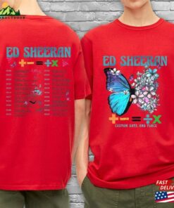 Custom Mathematics Tour Shirt Butterfly T-Shirt Equals Shirts Sweatshirt