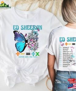 Custom Mathematics Tour Shirt Butterfly T-Shirt Equals Shirts Sweatshirt