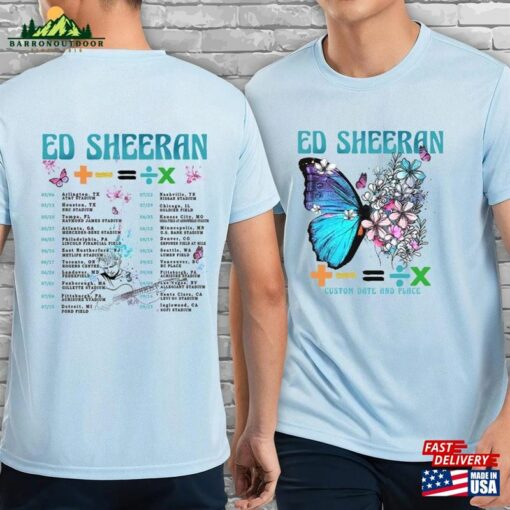 Custom Mathematics Tour Shirt Butterfly T-Shirt Equals Shirts Sweatshirt