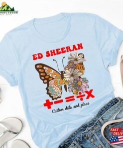 Custom Mathematics Tour Shirt Butterfly T Shirt Equals Shirts Unisex 3