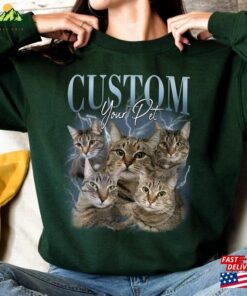 Custom Pet Vintage Shirt Cat Your Own Bootleg Shirts Dog Classic Hoodie 4