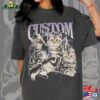 Custom Pet Vintage Washed Shirt Comfort Colors Cat Tee Retro 90S Dog Bootleg T-Shirt Hoodie