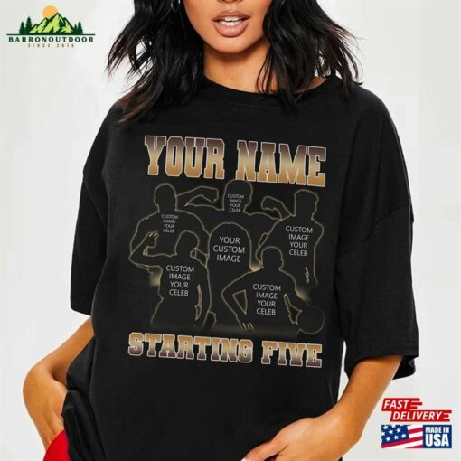 Custom Vintage Kendall Starting Five Shirt Unisex Hoodie