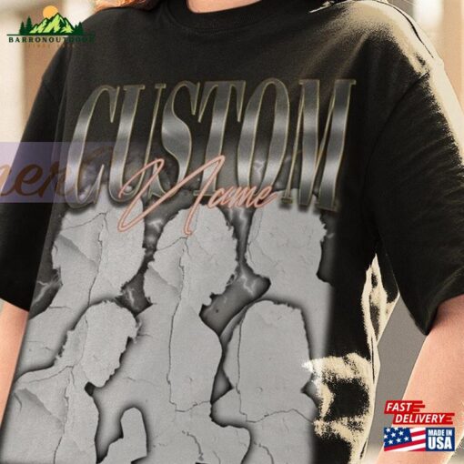 Custom Your Shirt Own Bootleg Insert Design Unisex Sweatshirt