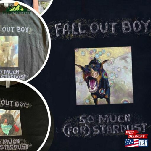 Customizable Fall Out Boy So Much (For) Stardust Shirt Tour 2023 Sweatshirt T-Shirt