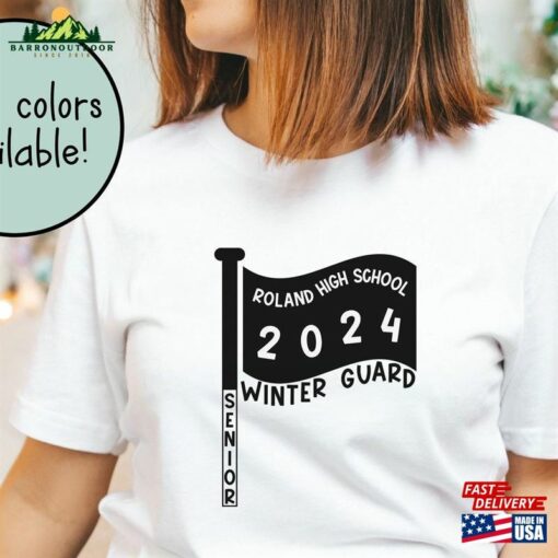 Customized Winterguard Senior 2023 Shirt Personalized Winter Guard Team Tshirt Custom Matching Tee Classic T-Shirt