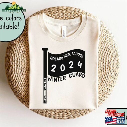 Customized Winterguard Senior 2023 Shirt Personalized Winter Guard Team Tshirt Custom Matching Tee Classic T-Shirt