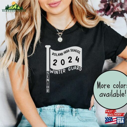 Customized Winterguard Senior 2023 Shirt Personalized Winter Guard Team Tshirt Custom Matching Tee Classic T-Shirt