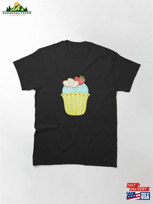 Cute Apple Cupcake Classic T-Shirt Unisex