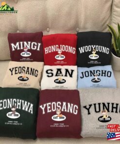 Cute Ateez Members Chibi Sweatshirt The Fellow Ship Break Wall 2022 World Tour Shirt Unisex 2 Cute Ateez Members Chibi Sweatshirt The Fellow Ship Break Wall 2022 World Tour Shirt Unisex 3