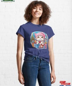 Cute Cat With Presents Classic T-Shirt Hoodie Unisex