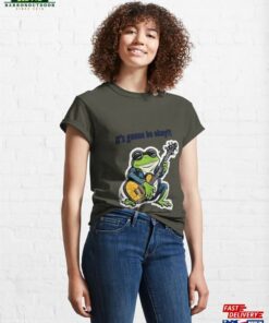 Cute Cool Frog T Shirt Classic T-Shirt Sweatshirt Unisex