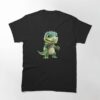 Cute Crocodile Crossing Of Anthoropomorphic Alligator As Warrior Classic T-Shirt Sweatshirt