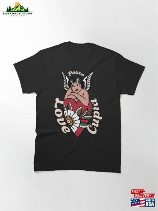 Cute Cupid Vintage Angel Classic T-Shirt Unisex