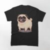 Cute Fat Pug Pixel Art Classic T-Shirt Sweatshirt