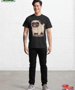 Cute Fat Pug Pixel Art Classic T-Shirt Sweatshirt