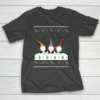 Cute Garden Gnomes Xmas Elf Holiday Ugly Christmas T-Shirt