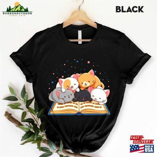 Cute Kawaii Cats Reading T-Shirt For Readers And Book Lovers Taylor’s Albums As Books Sweatshirt Gift Her Rock Pop Music Lover Hoodie