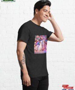 Cute Kitten And Christmas Decor Classic T Shirt Unisex 4