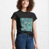 Cute Little Christmas Zombies Pattern Classic T-Shirt
