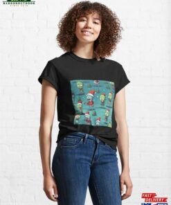 Cute Little Christmas Zombies Pattern Classic T-Shirt Cute Little Christmas Zombies Pattern Classic T-Shirt