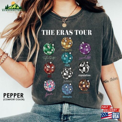 Cute The Eras Tour Disco Ball Shirt Taylor Swiftie Hoodie Sweatshirt