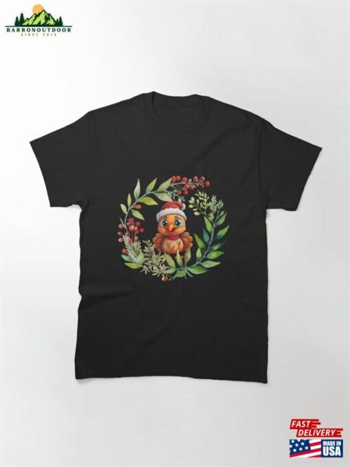 Cute Turkey With Christmas Classic T-Shirt Hoodie