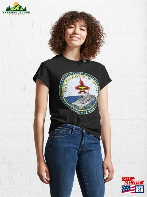 Cvn 77 T-Shirtuss George H W Bush (Cvn 77) Classic T-Shirt