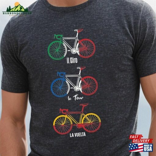 Cycling Gift Shirt Grand Tour T-Shirt Classic