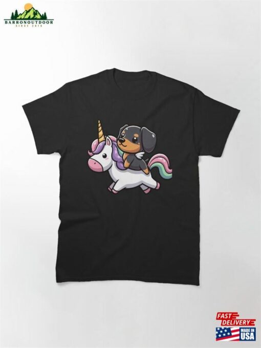 Dachshund Dog Unicorn Classic T-Shirt Sweatshirt Hoodie