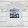 Dallas Christmas Day Funny Santa Playing Texas Football T-Shirt