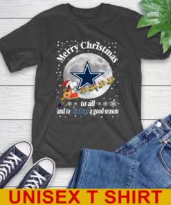 Dallas Cowboys Merry Christmas To All And To Cowboys A Good Season NFL Football Sports T-Shirt