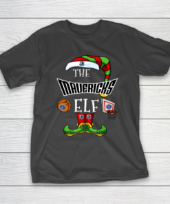 Dallas Mavericks Christmas ELF Funny NBA T-Shirt