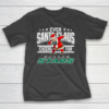 Dallas Stars Even Santa Claus Cheers For Christmas NHL T-Shirt
