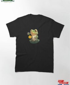 Dandelion Frog Cute Sticker Classic T-Shirt Sweatshirt
